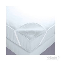 Alpes Blanc Protège Matelas Imperméable Molleton Coton 200g/m² 90x190 Plateau - B01D3XF1J0